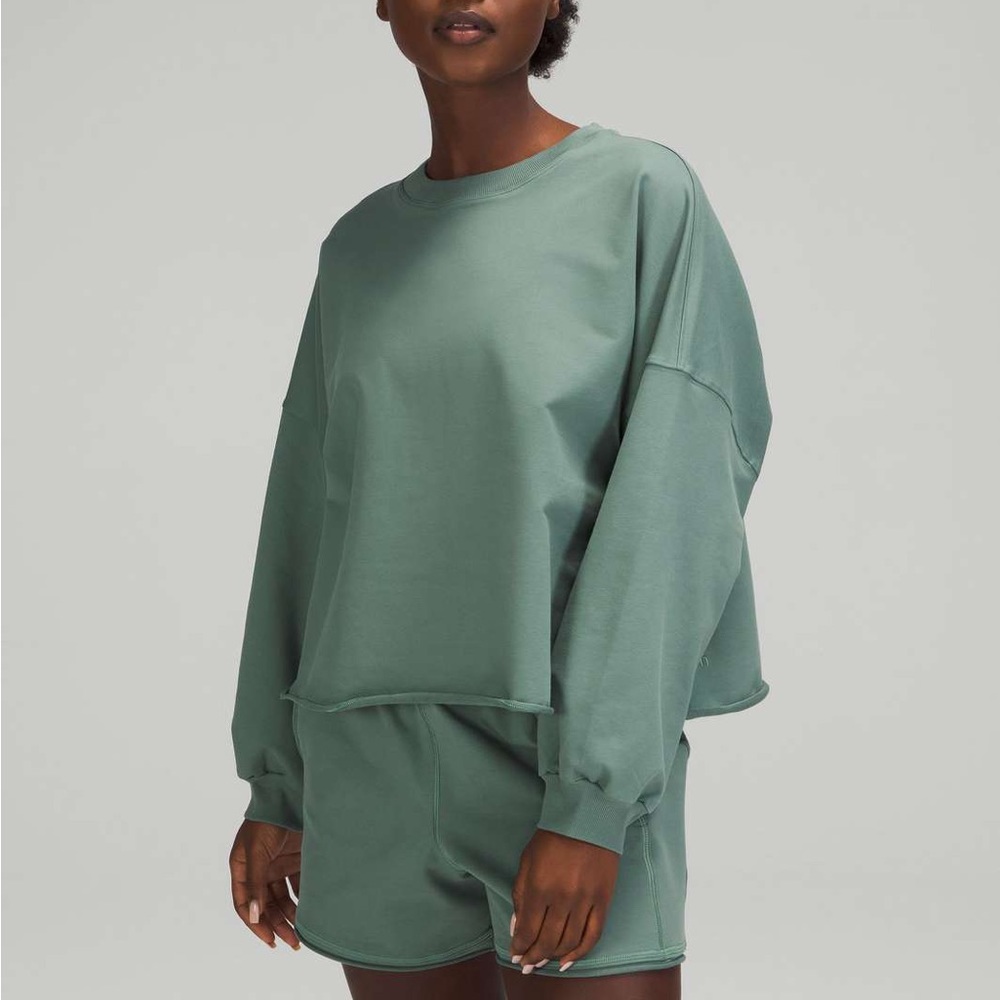 lululemon LA Oversized Boxy Crew (size: XL/XXL) WORN ONCE! color: tidewater teal